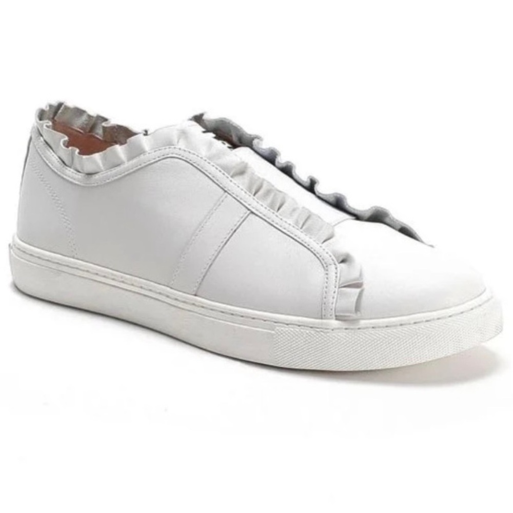 Kate Spade Leather Ruffle Sneakers